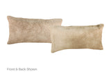 Champagne Cowhide Pillow 12x22 #A51764 by Hudson Hides