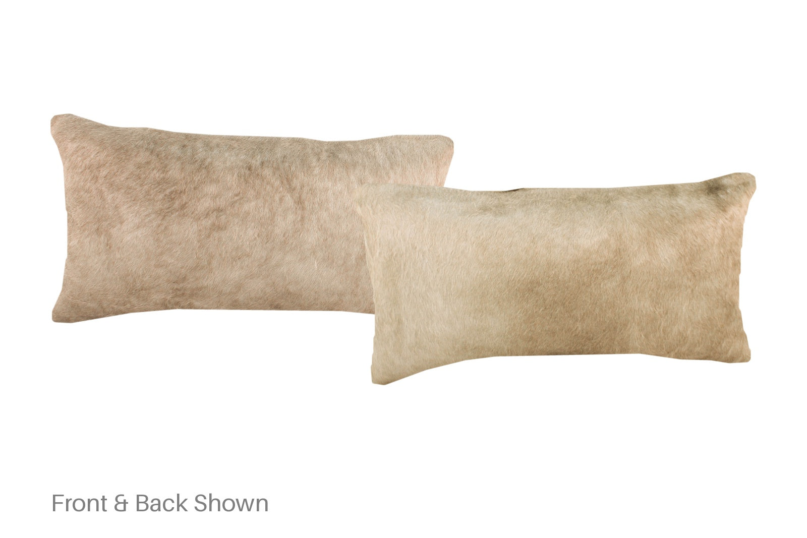 Champagne Cowhide Pillow #A51764