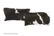 Black and White Cowhide Pillow 12x22 #A51766 by Hudson Hides