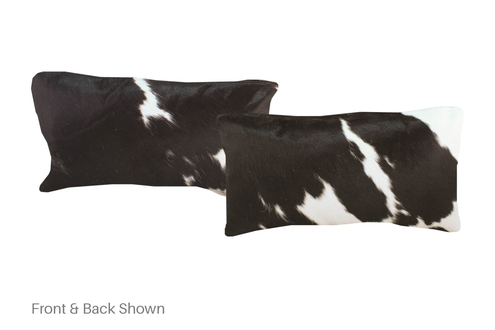 Black and White Cowhide Pillow #A51766