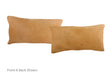 Solid Brown Cowhide Pillow 12x22 #A51769 by Hudson Hides