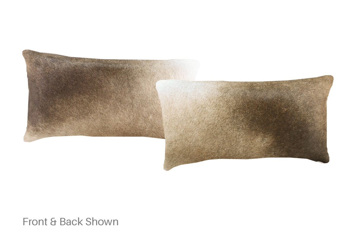 Taupe Cowhide Pillow #A51778