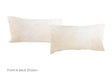 Grey with Beige Cowhide Pillow 12x22 #A51779 by Hudson Hides