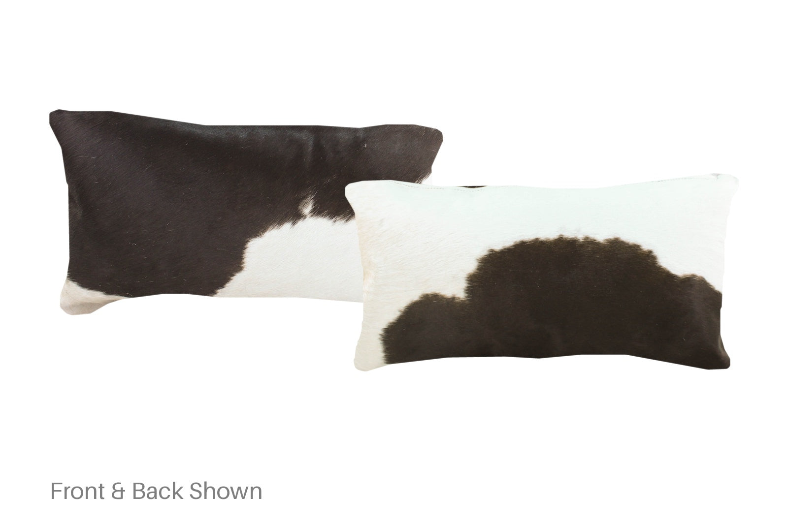 Black and White Cowhide Pillow #A51781