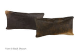 Chocolate Cowhide Pillow 12x22 #A51782 by Hudson Hides