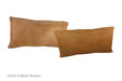 Solid Brown Cowhide Pillow 12x22 #A51784 by Hudson Hides