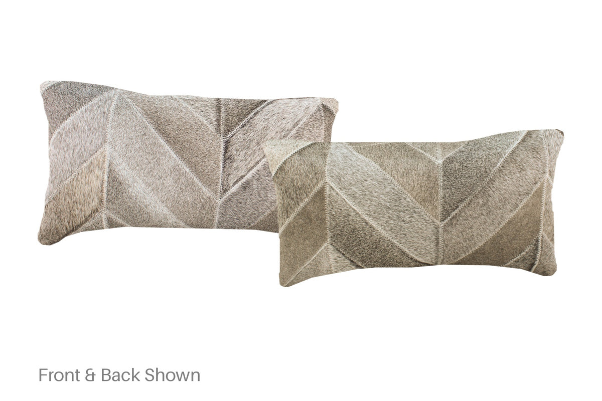 Patchwork Cowhide Pillow #A51786