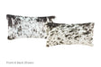 Black and White Cowhide Pillow 12x22 #A51788 by Hudson Hides