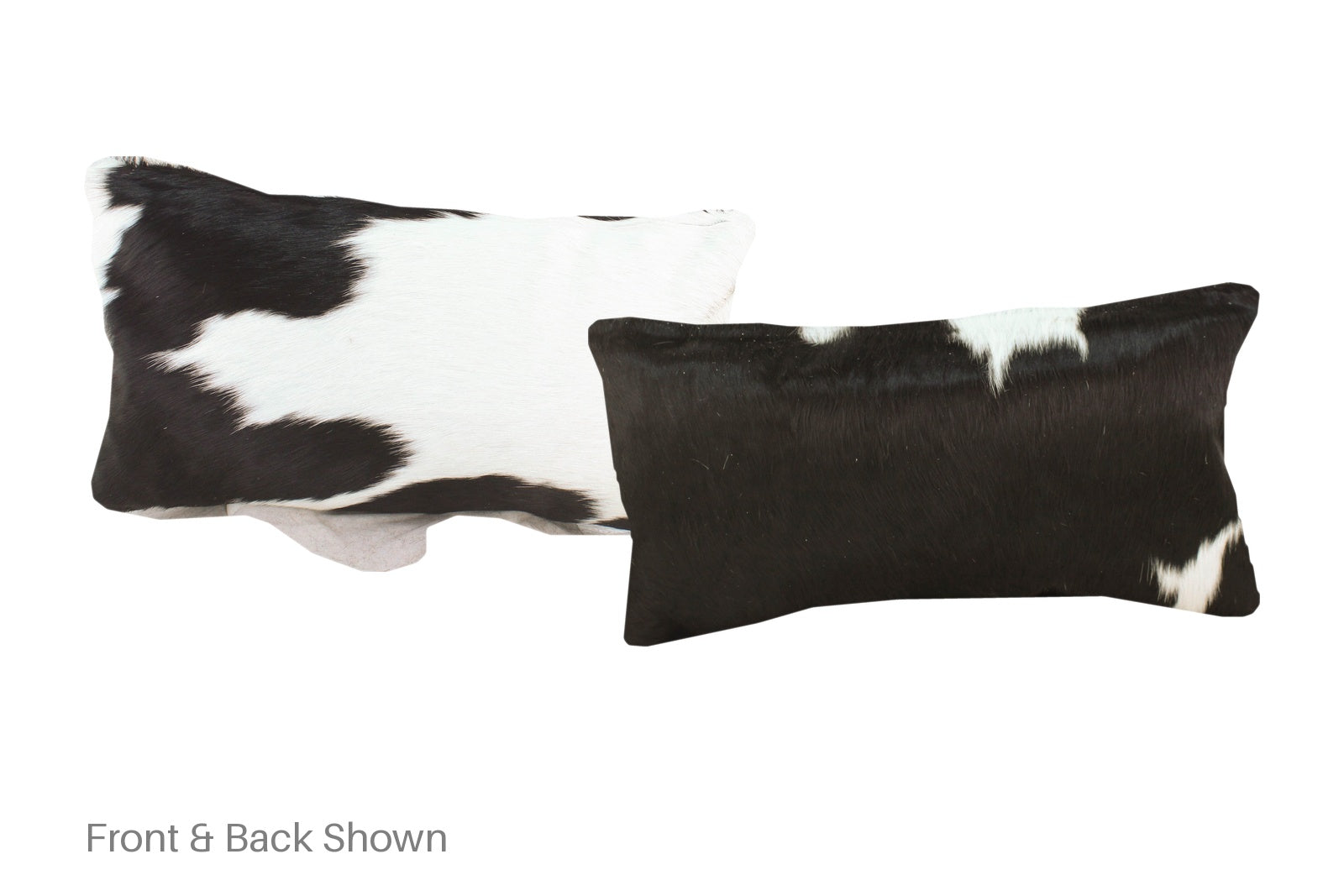 Black and White Cowhide Pillow #A51791