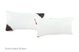 Black and White Cowhide Pillow 12x22 #A51793 by Hudson Hides