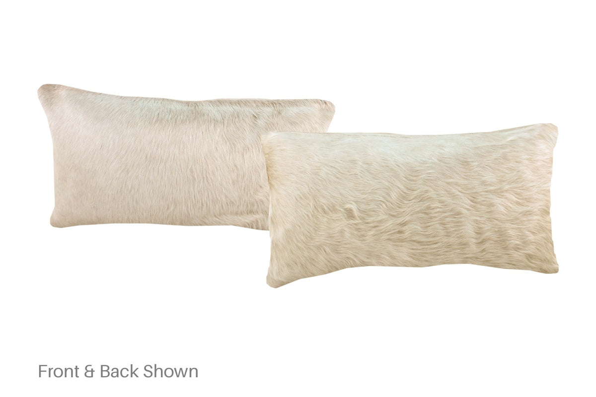 Champagne Cowhide Pillow #A51796