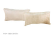 Champagne Cowhide Pillow 12x22 #A51804 by Hudson Hides