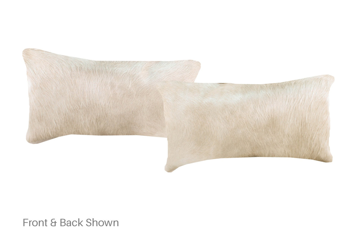 Champagne Cowhide Pillow #A51805