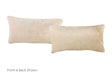 Champagne Cowhide Pillow 12x22 #A51806 by Hudson Hides