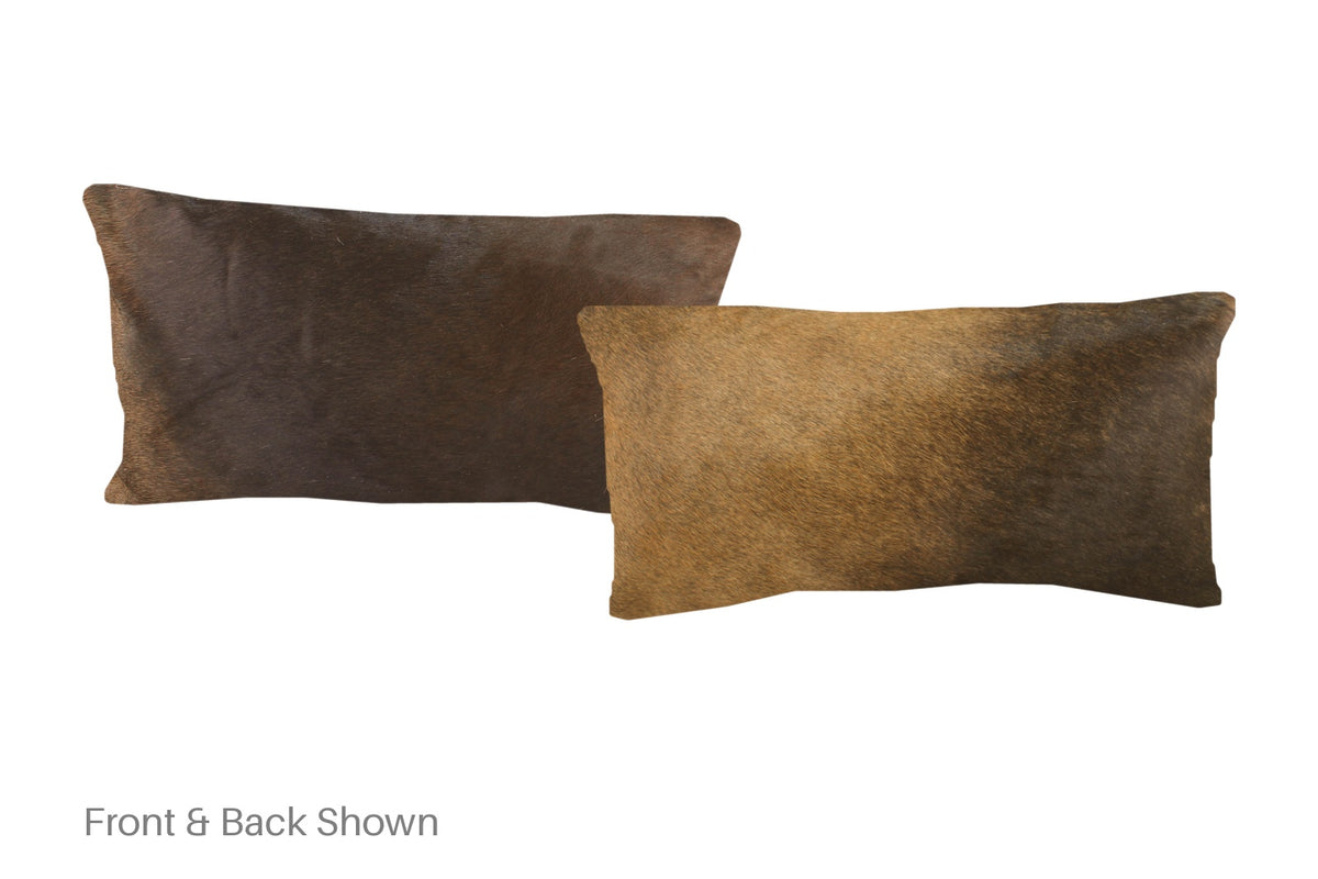 Chocolate Cowhide Pillow #A51810