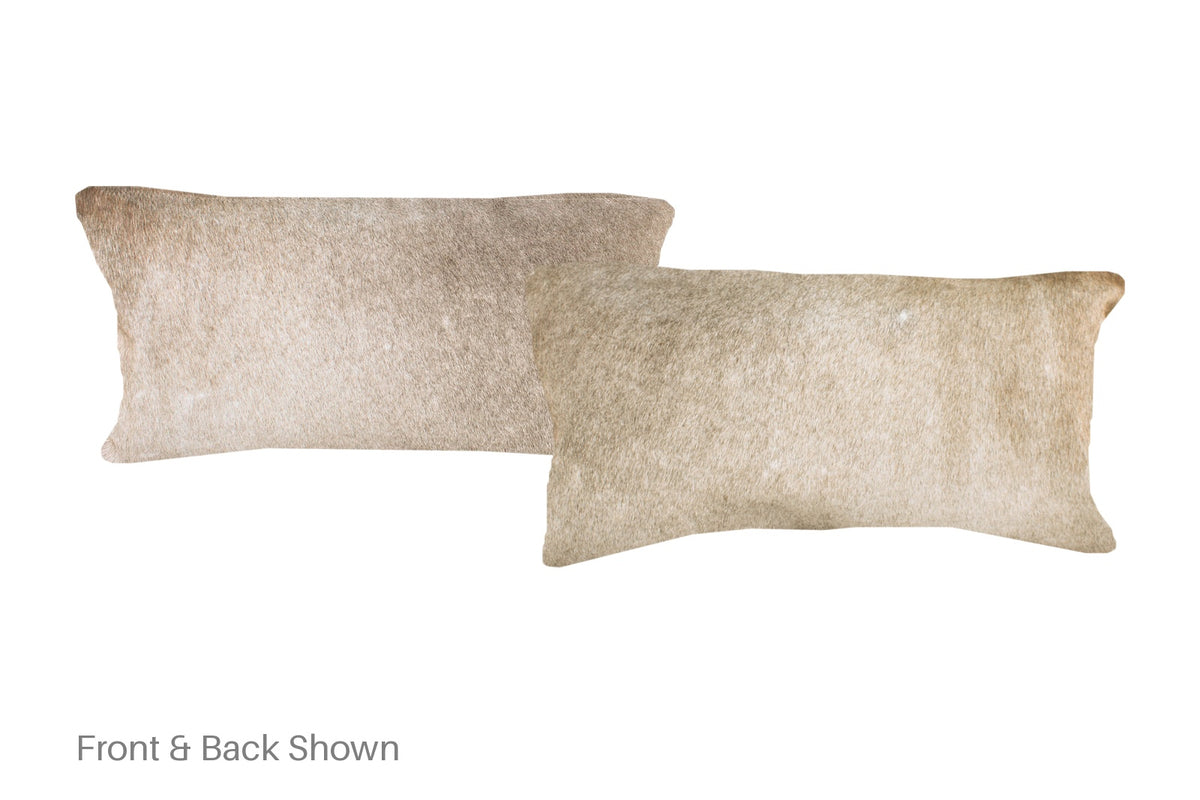Grey Cowhide Pillow #A51811