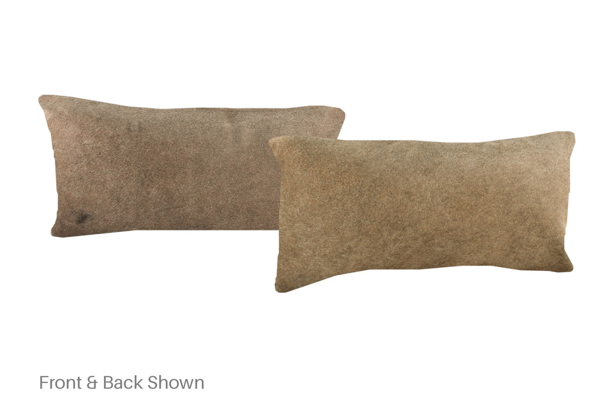 Taupe Cowhide Pillow #A51816