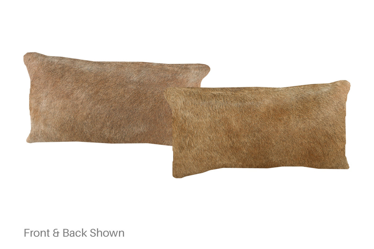 Chocolate Cowhide Pillow #A51818