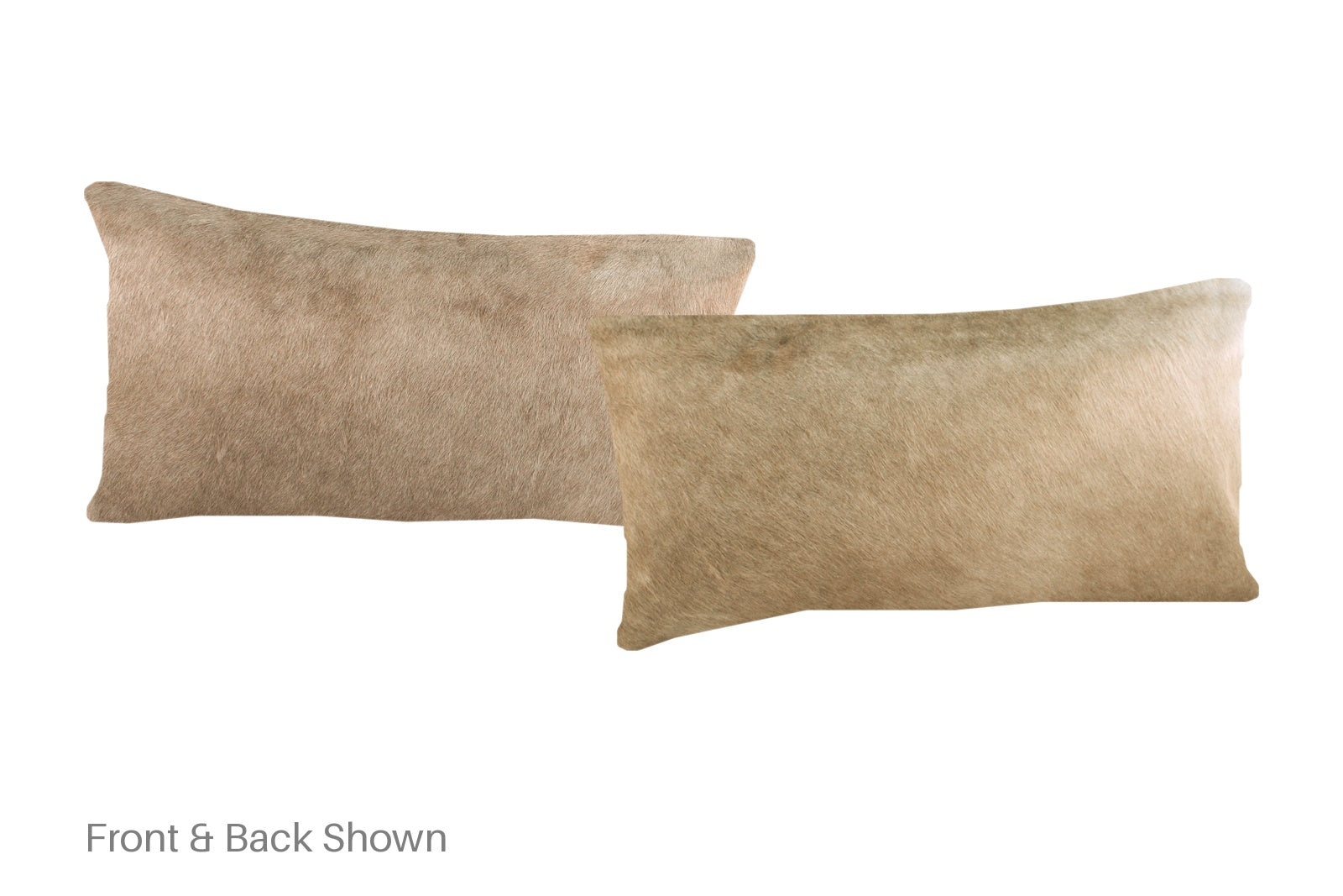 Champagne Cowhide Pillow #A51820
