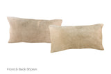 Champagne Cowhide Pillow 12x22 #A51821 by Hudson Hides