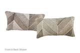 Patchwork Cowhide Pillow 12x22 #A51823 by Hudson Hides