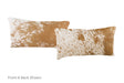 Salt and Pepper Brown Cowhide Pillow 12x22 #A51826 by Hudson Hides
