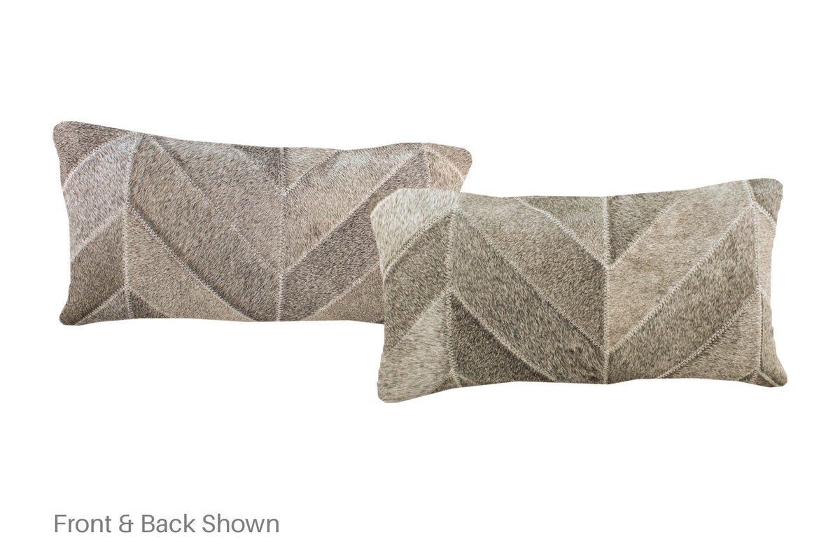 Patchwork Cowhide Pillow #A51833