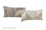 Patchwork Cowhide Pillow 12x22 #A51836 by Hudson Hides