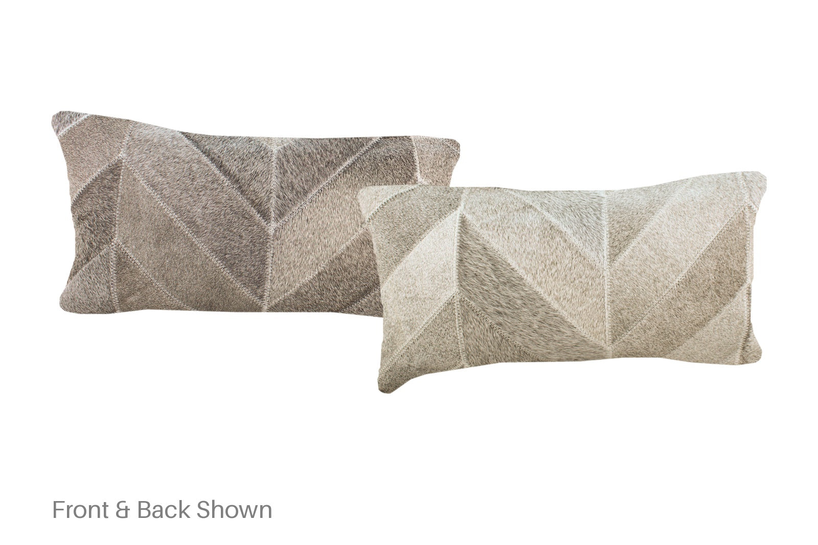 Patchwork Cowhide Pillow #A51836