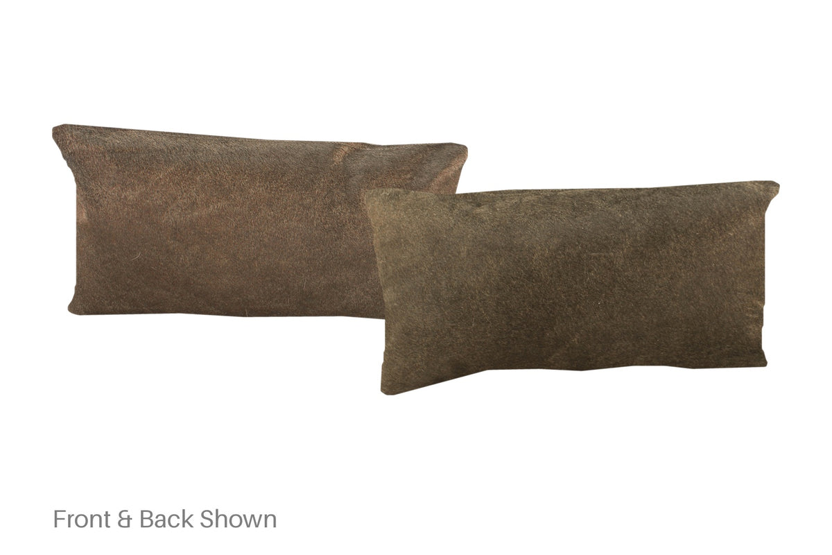 Grey Cowhide Pillow #A51839