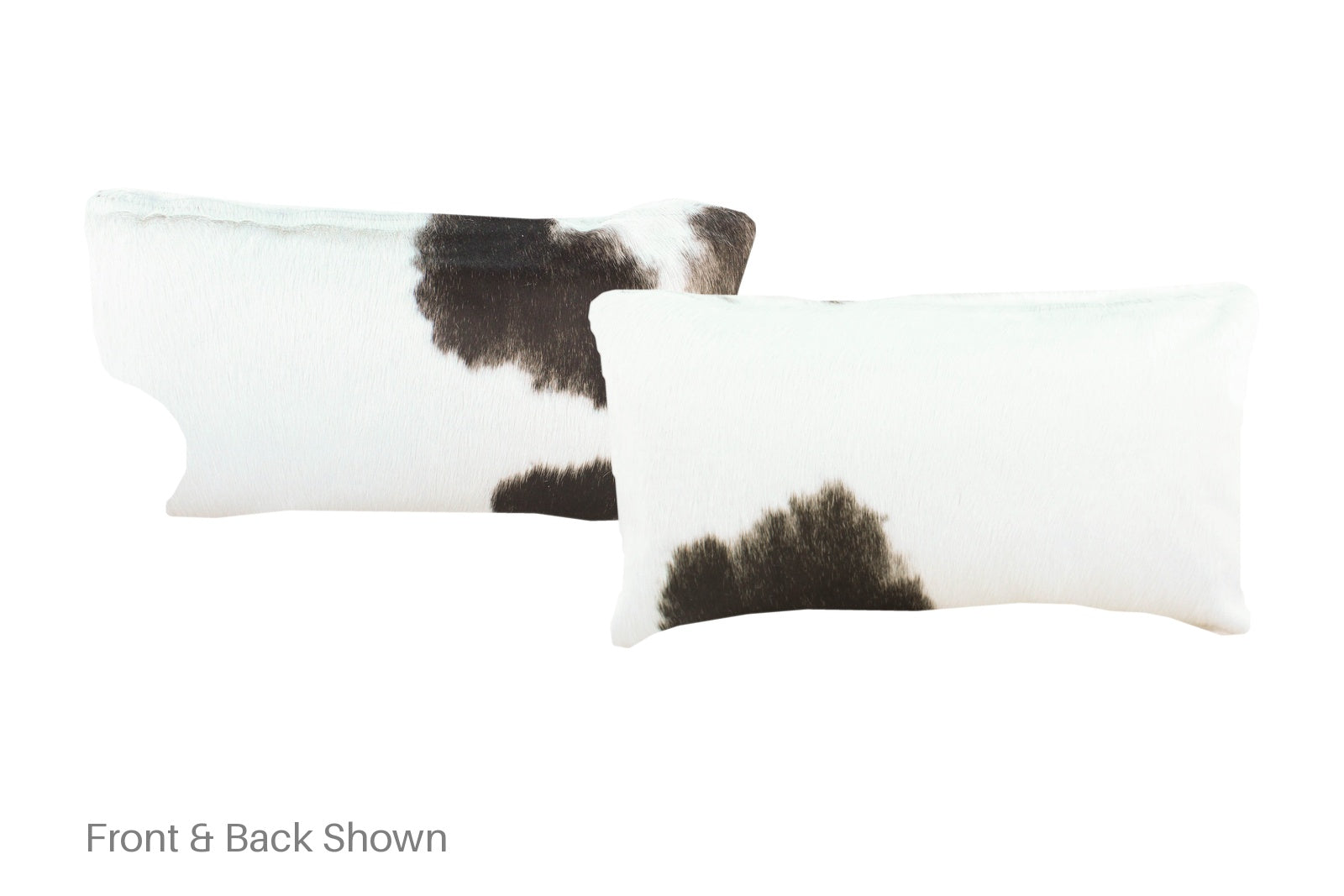 Black and White Cowhide Pillow #A51840