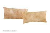Beige Cowhide Pillow 12x22 #A51846 by Hudson Hides