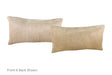 Champagne Cowhide Pillow 12x22 #A51849 by Hudson Hides