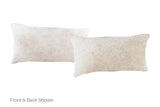 Grey Cowhide Pillow 12x22 #A51851 by Hudson Hides