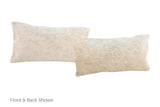 Champagne Cowhide Pillow 12x22 #A51857 by Hudson Hides