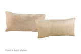 Champagne Cowhide Pillow 12x22 #A51859 by Hudson Hides
