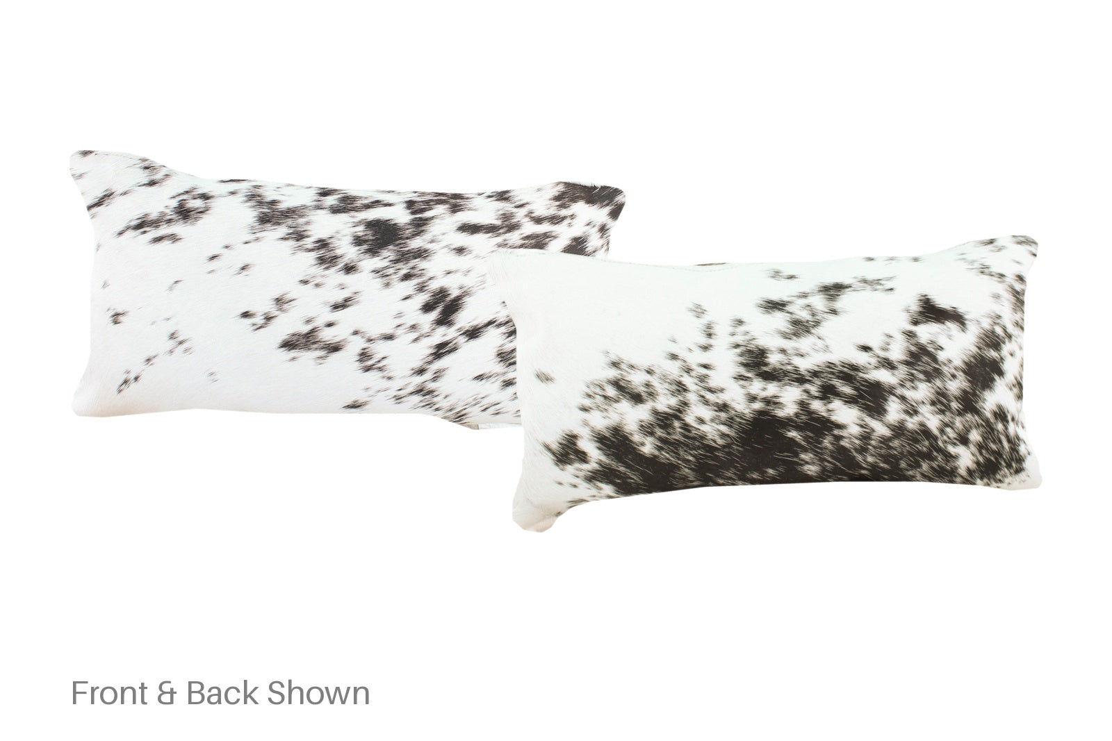 Black and White Cowhide Pillow #A51861