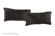 Solid Black Cowhide Pillow 12x22 #A51864 by Hudson Hides