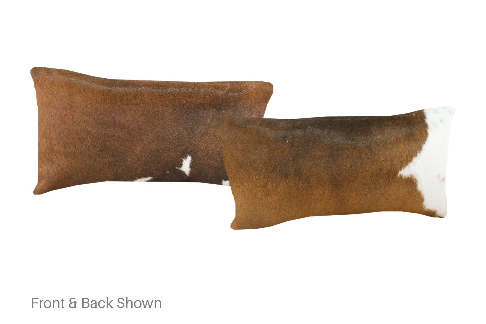 Tricolor Cowhide Pillow #A51865