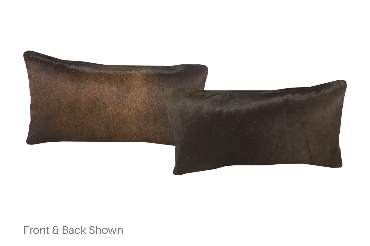 Chocolate Cowhide Pillow #A51867