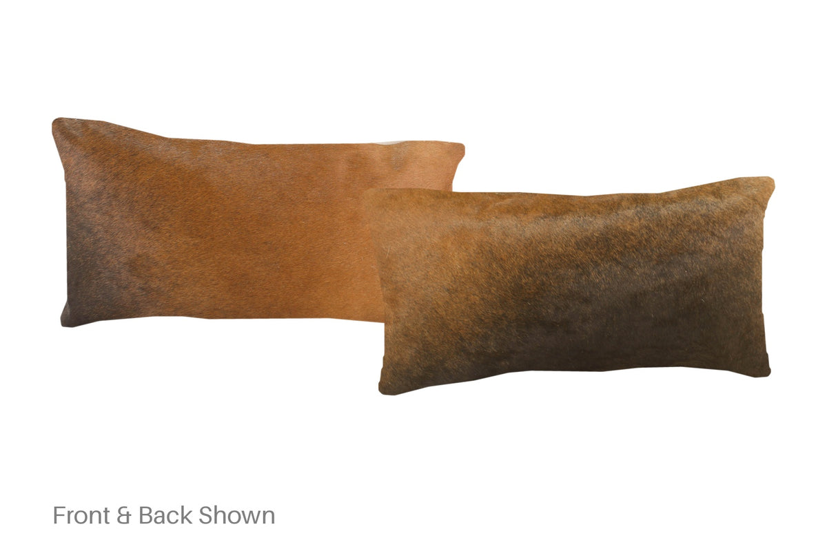 Chocolate Cowhide Pillow #A51869