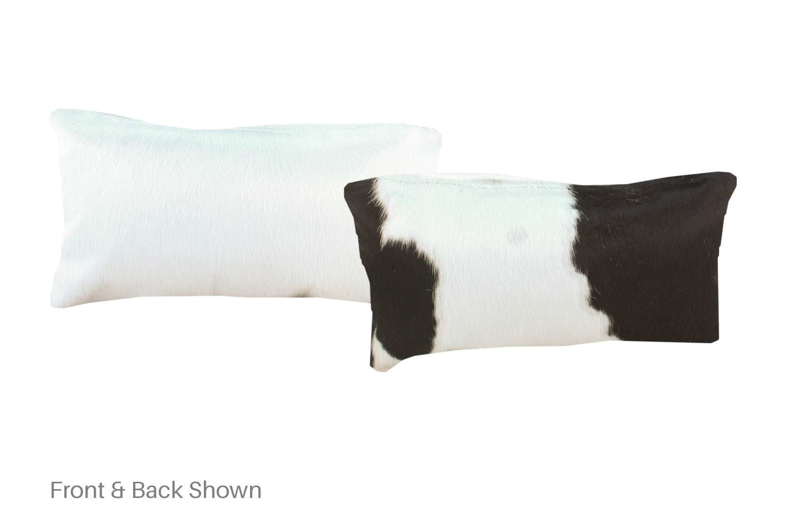Black and White Cowhide Pillow #A51870