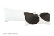 Black and White Cowhide Pillow 12x22 #A51871 by Hudson Hides
