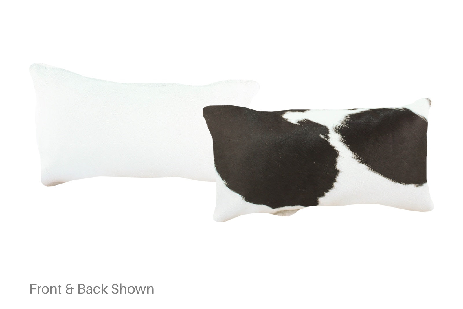 Black and White Cowhide Pillow #A51871