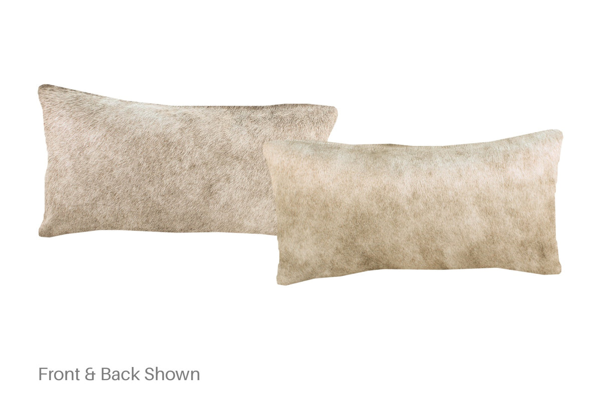 Champagne Cowhide Pillow #A51877