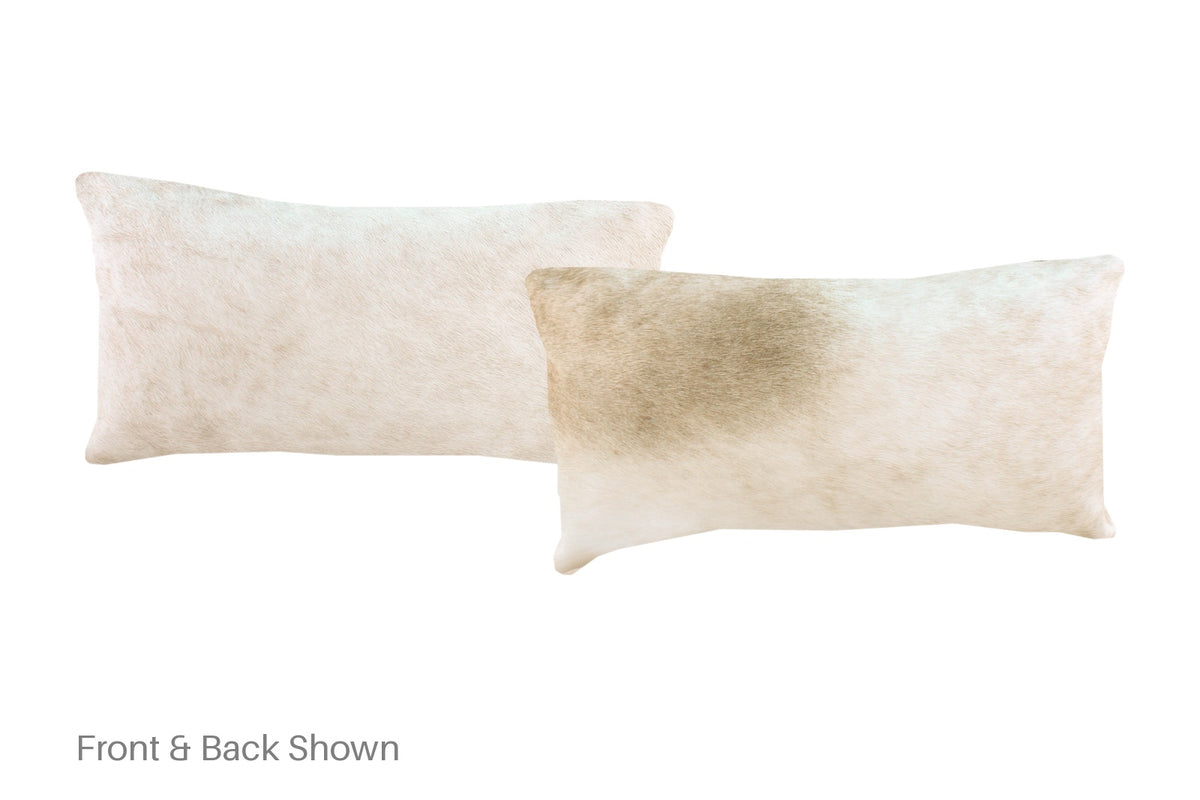 Champagne Cowhide Pillow #A51878
