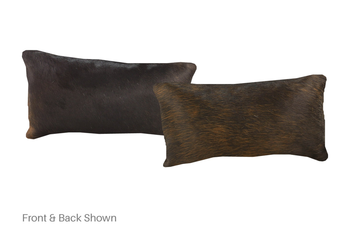 Chocolate Cowhide Pillow #A51880