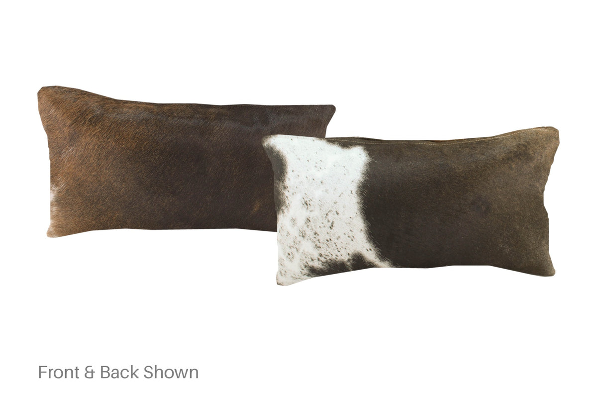 Chocolate Cowhide Pillow #A51882