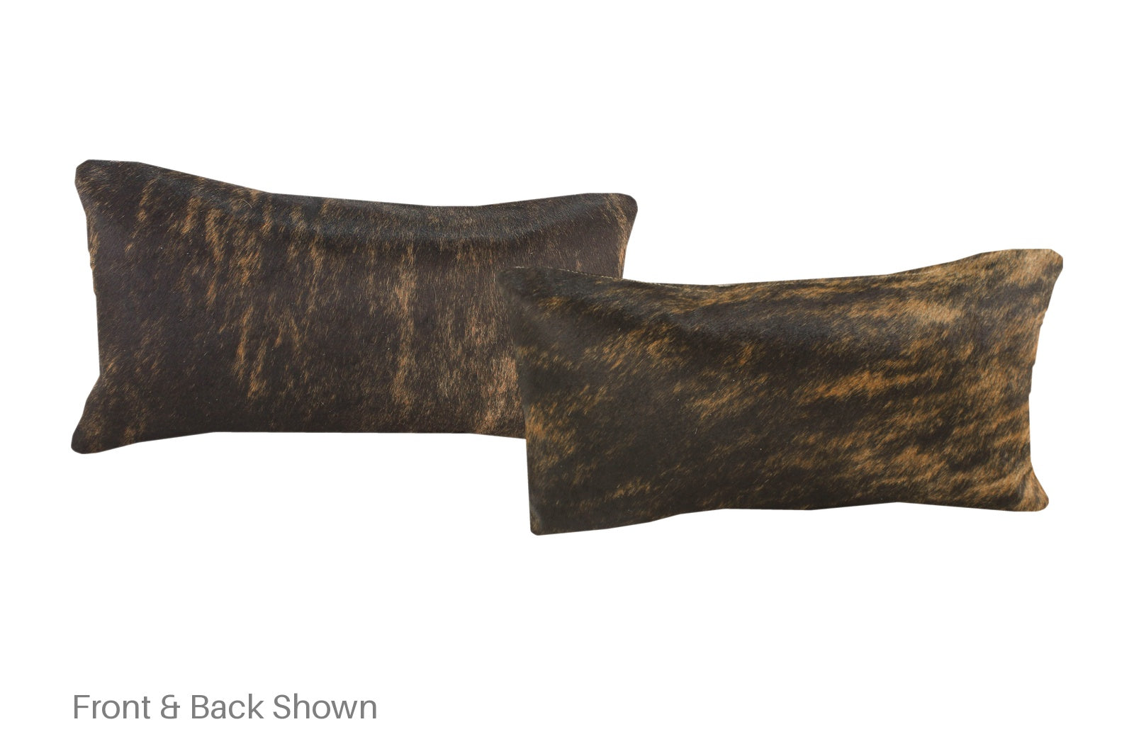 Dark Brindle Cowhide Pillow #A51883