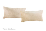 Champagne Cowhide Pillow 12x22 #A51884 by Hudson Hides